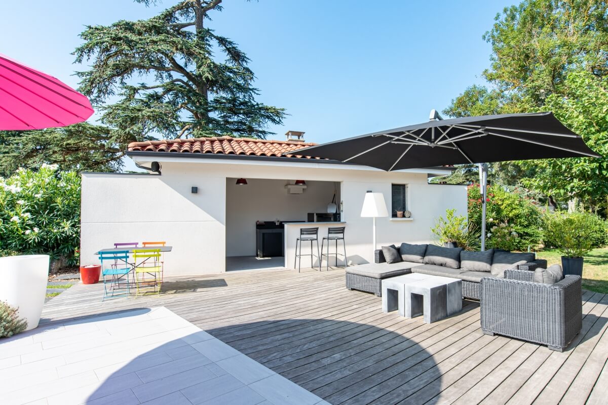 Villa contemporaine -terrasse