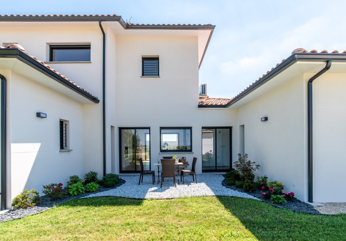 Maison contemporaine - extérieur