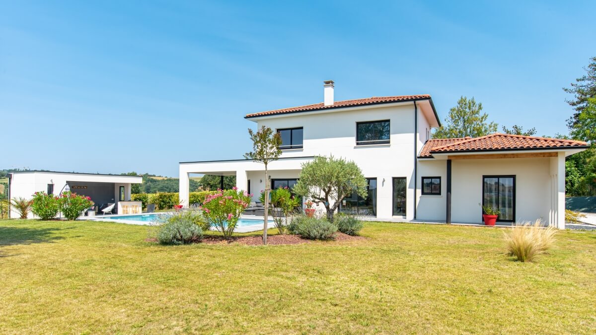 Maison contemporaine - extérieur