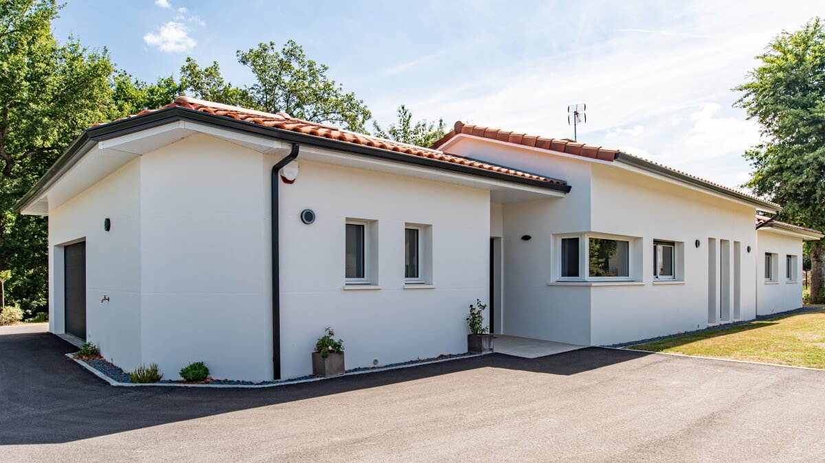 Maison contemporaine - extérieur