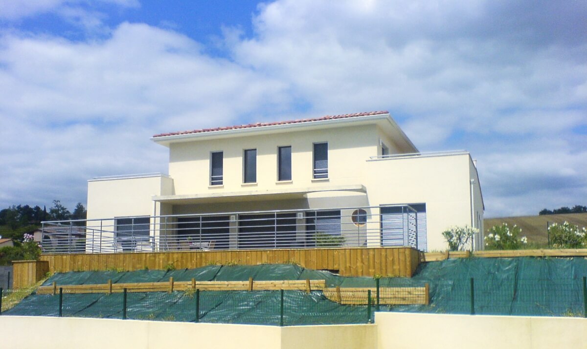 Maison contemporaine - extérieur