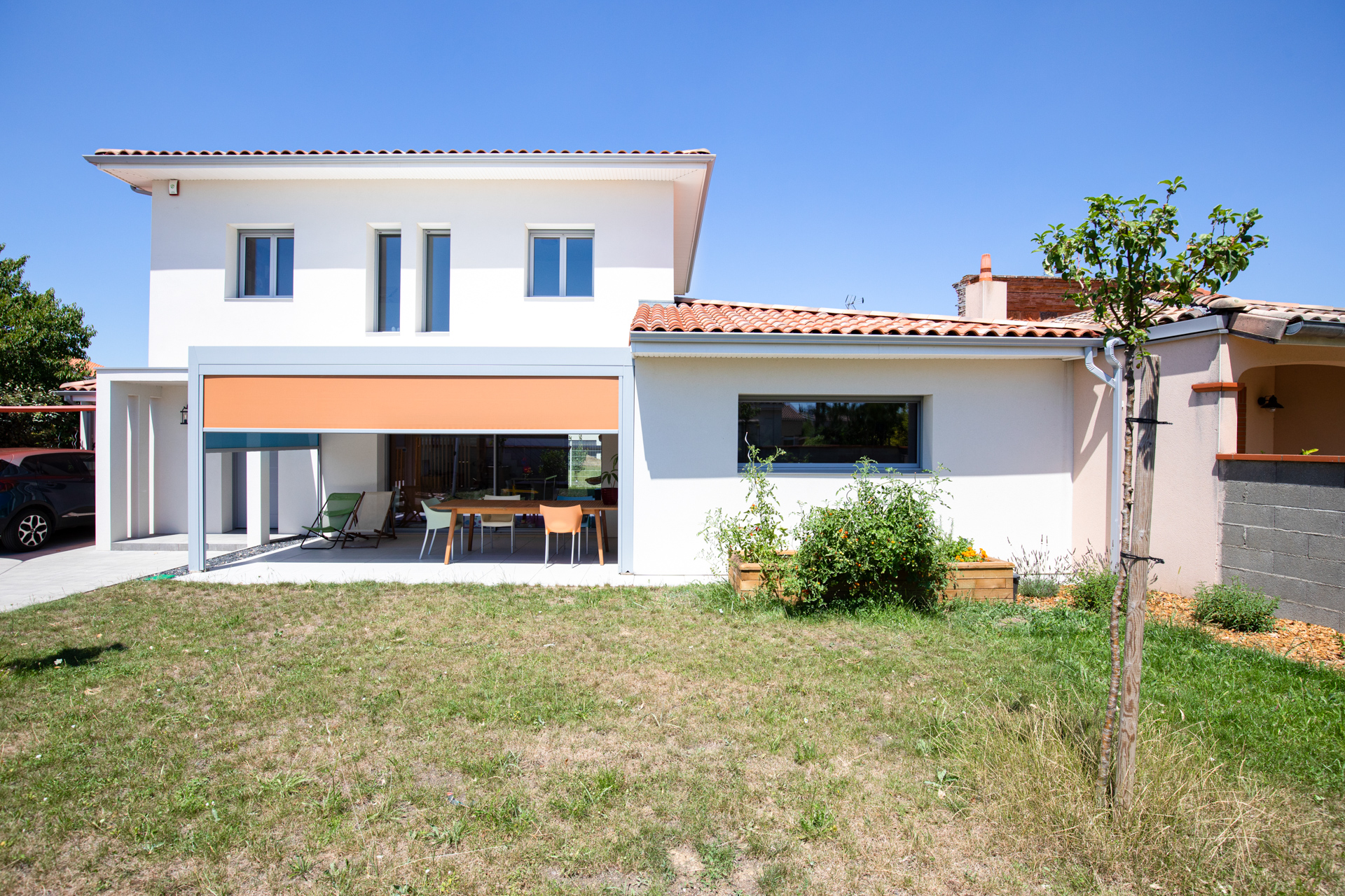 Maison individuelle toulouse-constructeur toulouse-pergola