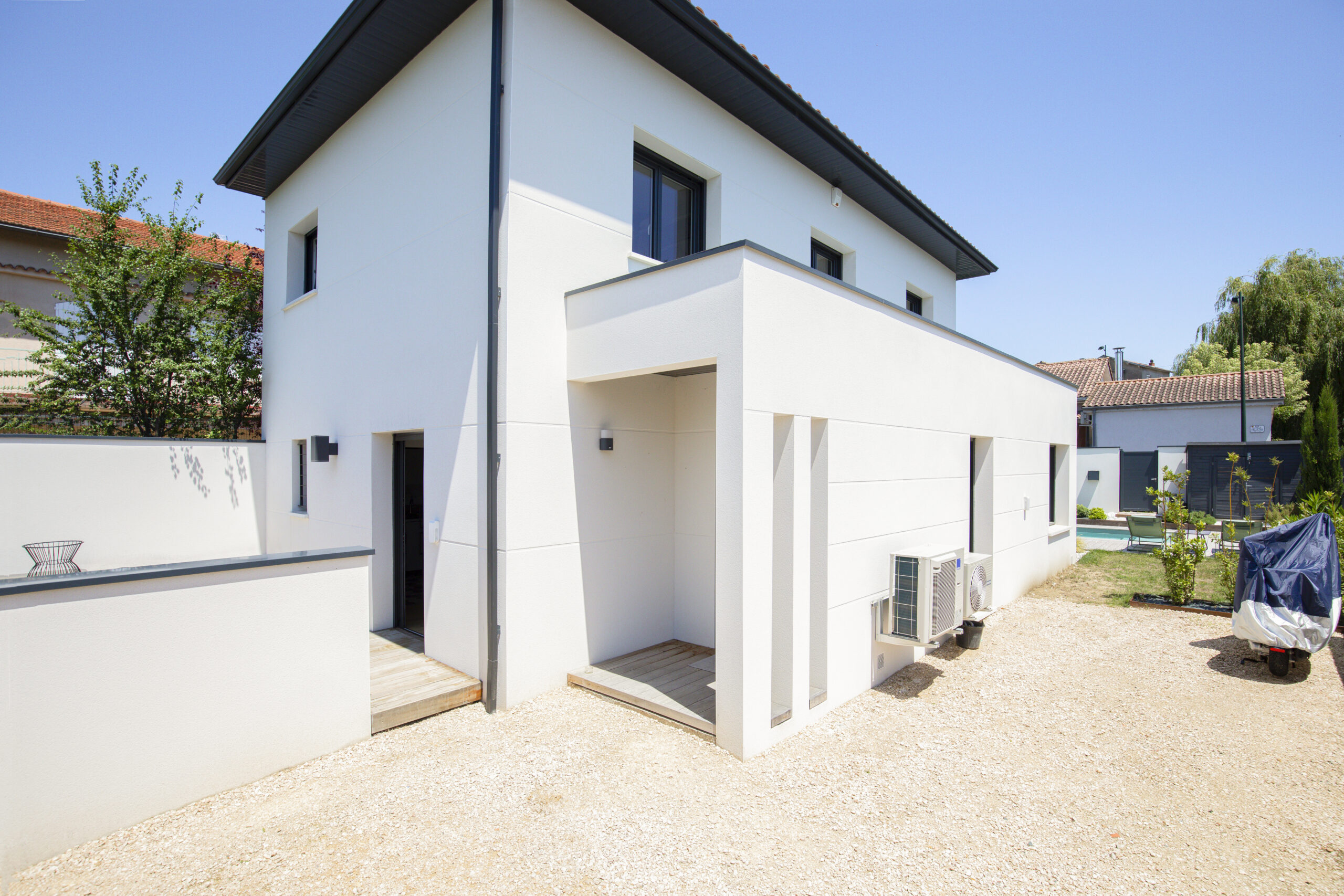 constructeur de maison toulouse, villa contemporaine